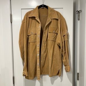 Vintage corduroy shacket